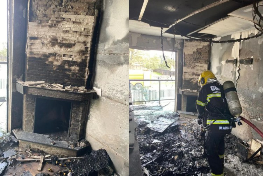 Coragem em meio ao fogo: menina de 7 anos salva coelho, mas cachorro morre em incêndio em Canoinhas