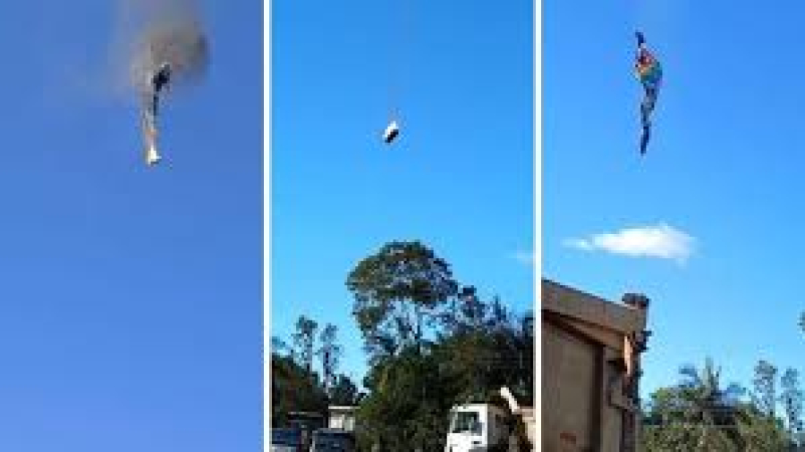 Tragédia em Praia Grande: Balão de Ar Quente cai e deixa oito motos no Sul de Santa Catarina